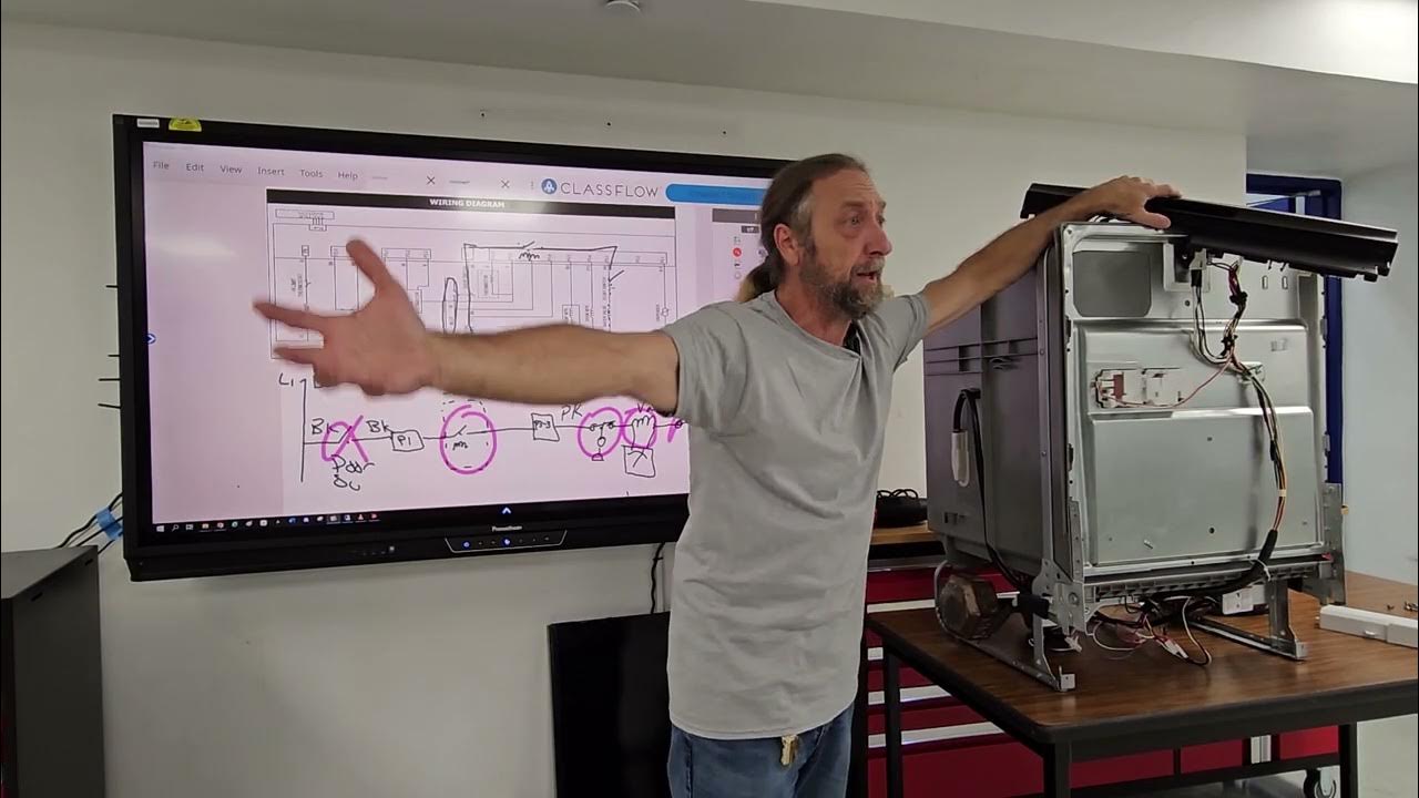 Frigidaire Dishwasher Schematic and Testing - YouTube