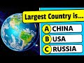 How good is your geography knowledge  geography general knowledge trivia quiz