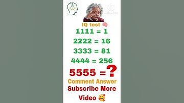 Brain test #IQ test #IQ test math question #math question #maths #iqtes #