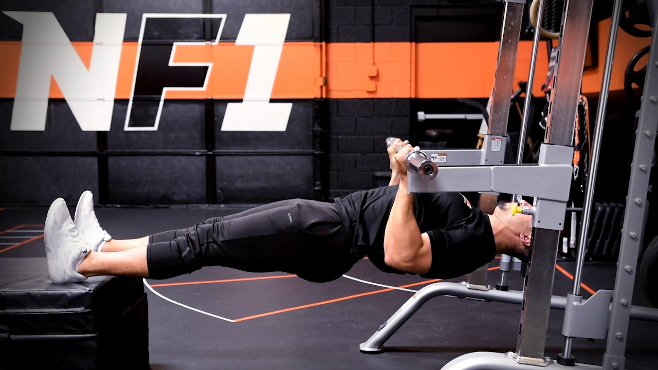 NF1 Combat Evolved Inverted Row Isometric Hold - YouTube
