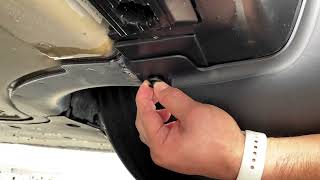 how to install the tesla model X mud flaps