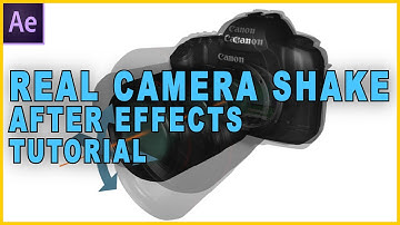 After Effects Tutorial - How To Create Realistic Camera Shake