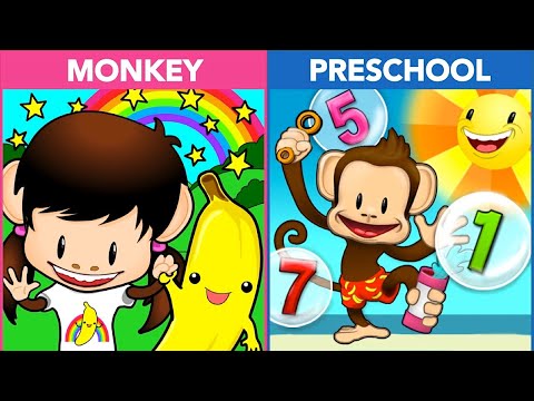 Zuzu's Bananas VS Monkey Math School Sunshine | Monkey Preschool Games for Kids