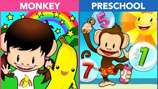 Zuzu's Bananas VS Monkey Math School Sunshine | Monkey Preschool Games for Kids screenshot 2