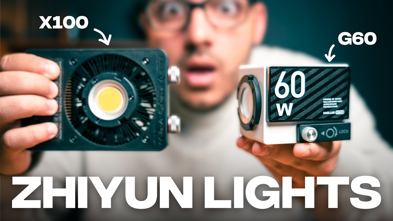 The SMALLEST COB Lights! | Zhiyun Molus G60 & X100 - YouTube