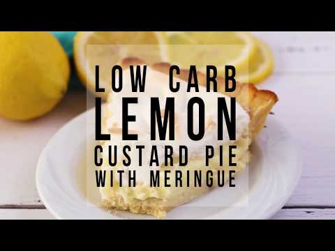 Low Carb Lemon Meringue Pie