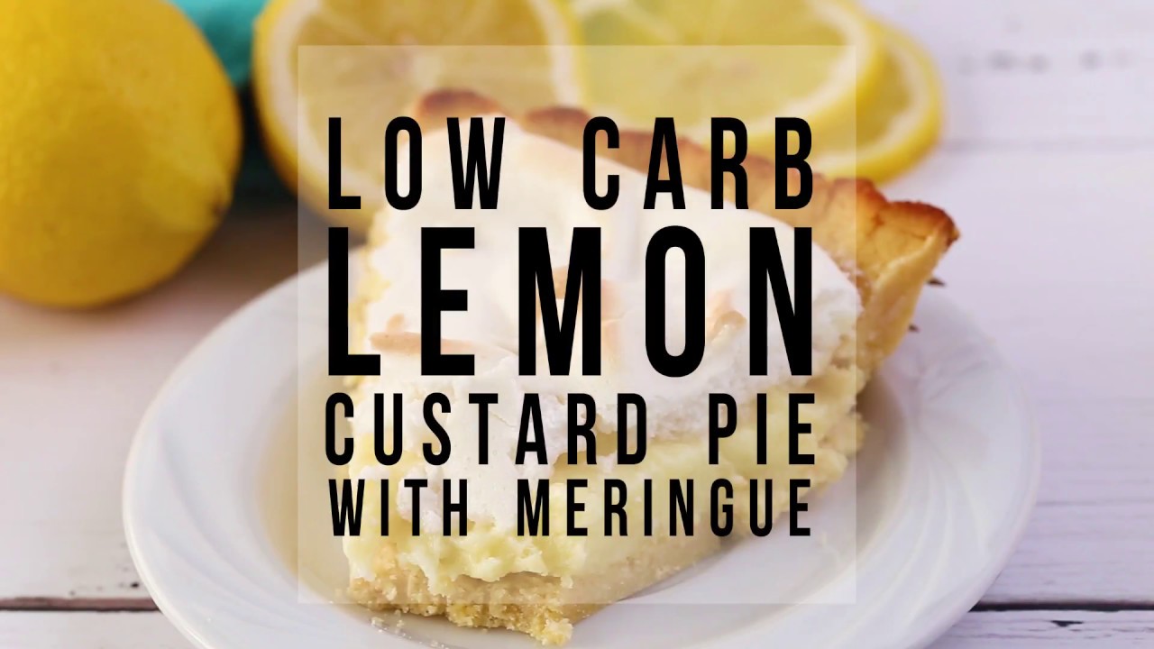 Low Carb Lemon Meringue Pie dieteticas tomy