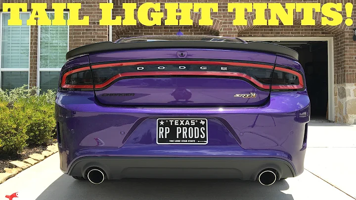 2015+ Dodge Charger Vinyl Tail Light Tints - Luxe Auto Concepts