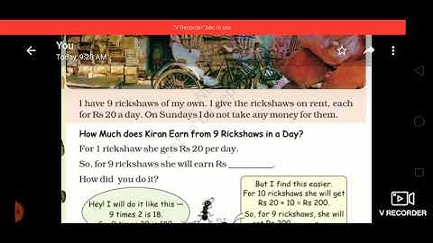 Cl.4. Sub. Maths, Ch.6 The Junk Seller