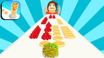 PANCAKE RUN PRO PLAYER All Levels Gameplay Walkthrough | New Update Level 10-11