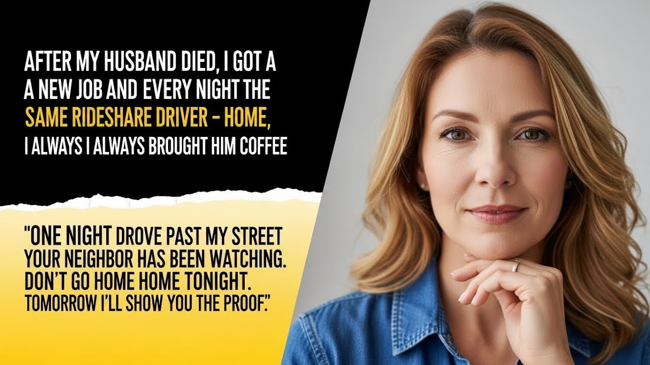 I Gave My Rideshare Driver Coffee Every Night. One Night He Drove Past My House and Said...