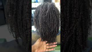 ✨ When starting your microlock journey, every twist must go all the way to the very tip of your hair