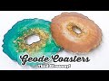 How To Make Resin Geode Coasters | Third Giveaway