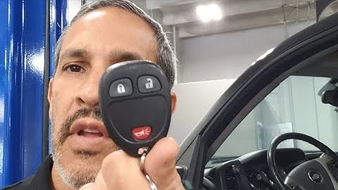 How to fix Key Remote FOB that will not program Chevy Silverado truck