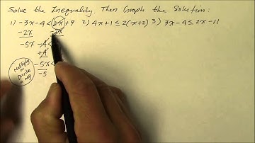 514GM  Solve Multi-Step Inequalities