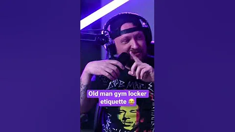 Old Man Gym Locker Room Etiquette! #shorts