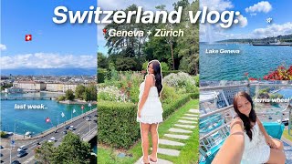 SWITZERLAND TRAVEL VLOG: Geneva + Zürich! exploring, eats & more