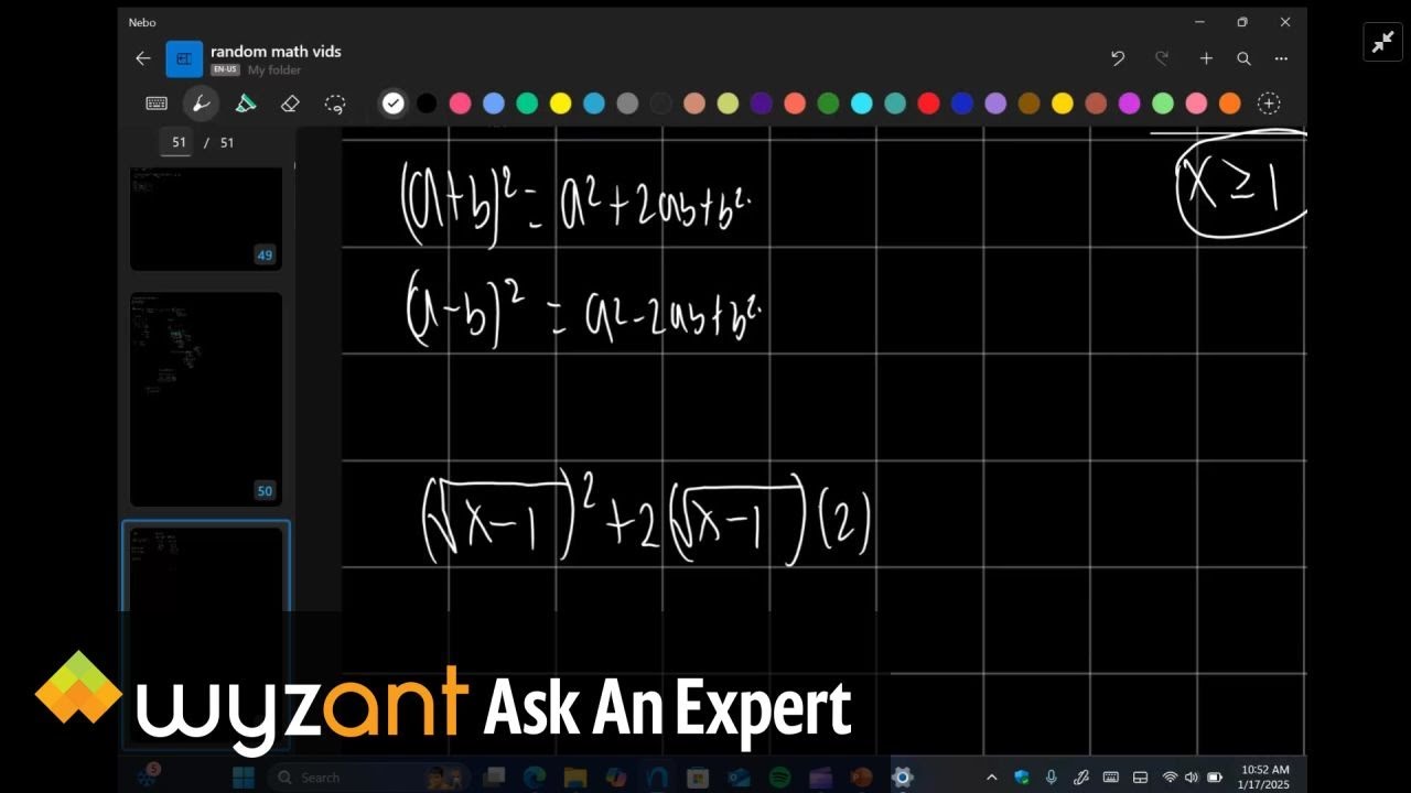 How to solve a complex square root/radical equation - YouTube