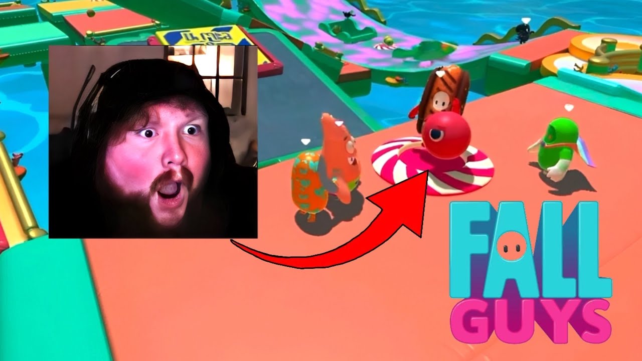 Caseoh снова возвращается в FALL GUYS! (Уморительно)