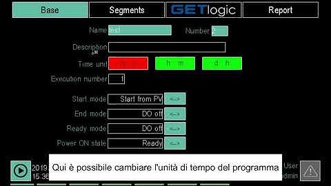 Gefran 3850T - Program creation SUB - ITA