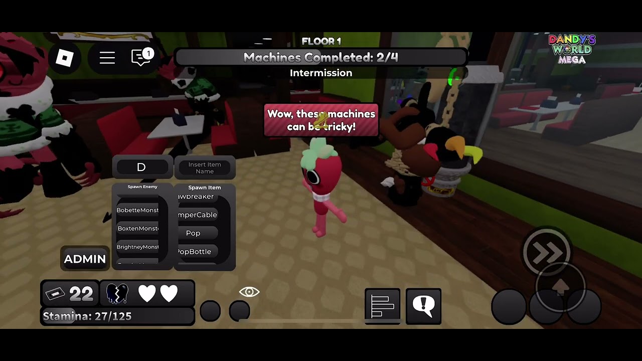 Using admin in DANDYS world - YouTube