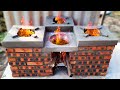 How to Build Amazing smoke-free wood stoves /  Stove firewood saving