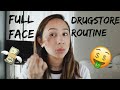 FULL FACE USING DRUGSTORE PRODUCTS!!