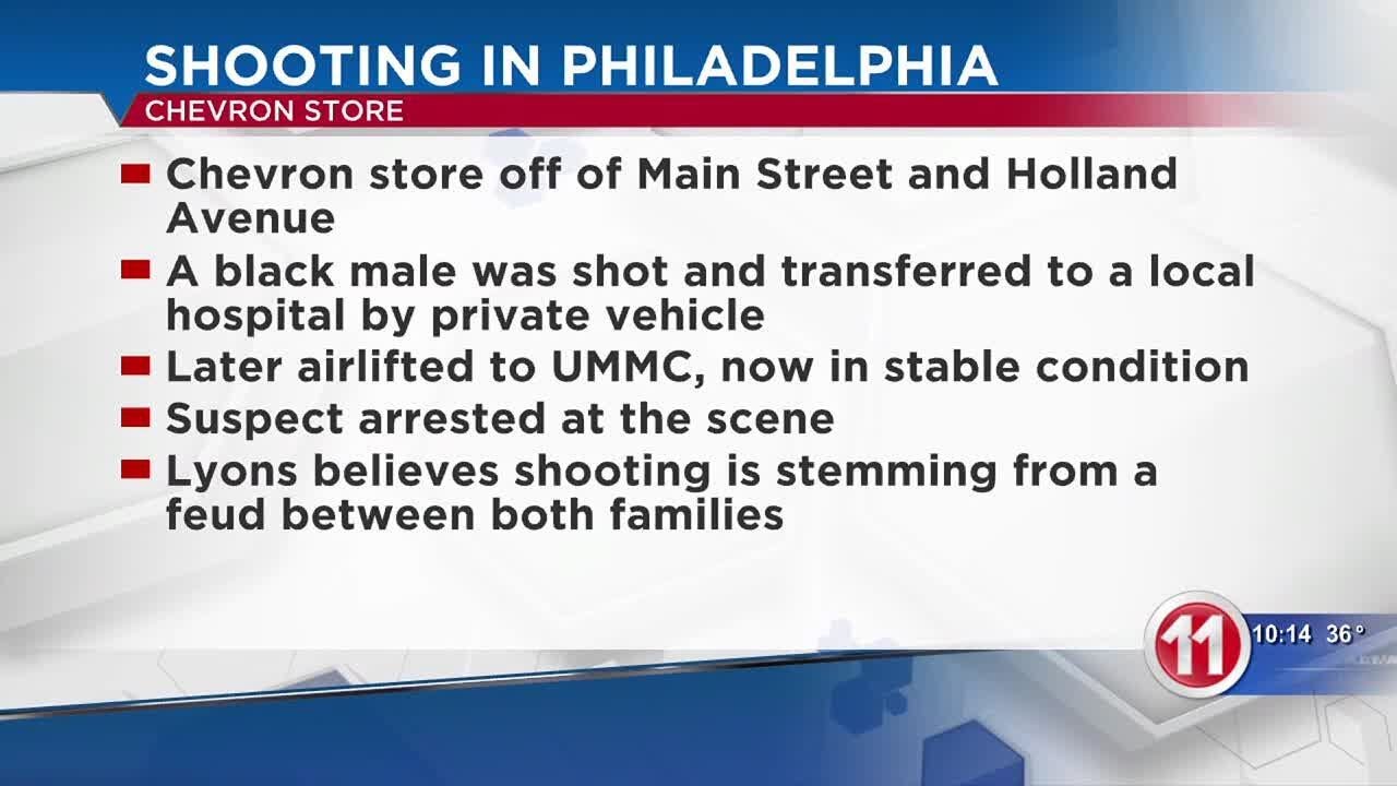 One person in stable condition after shooting breaks out in ...