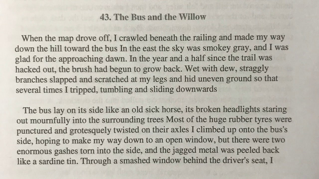 Walk Two Moons Chapter 43 YouTube