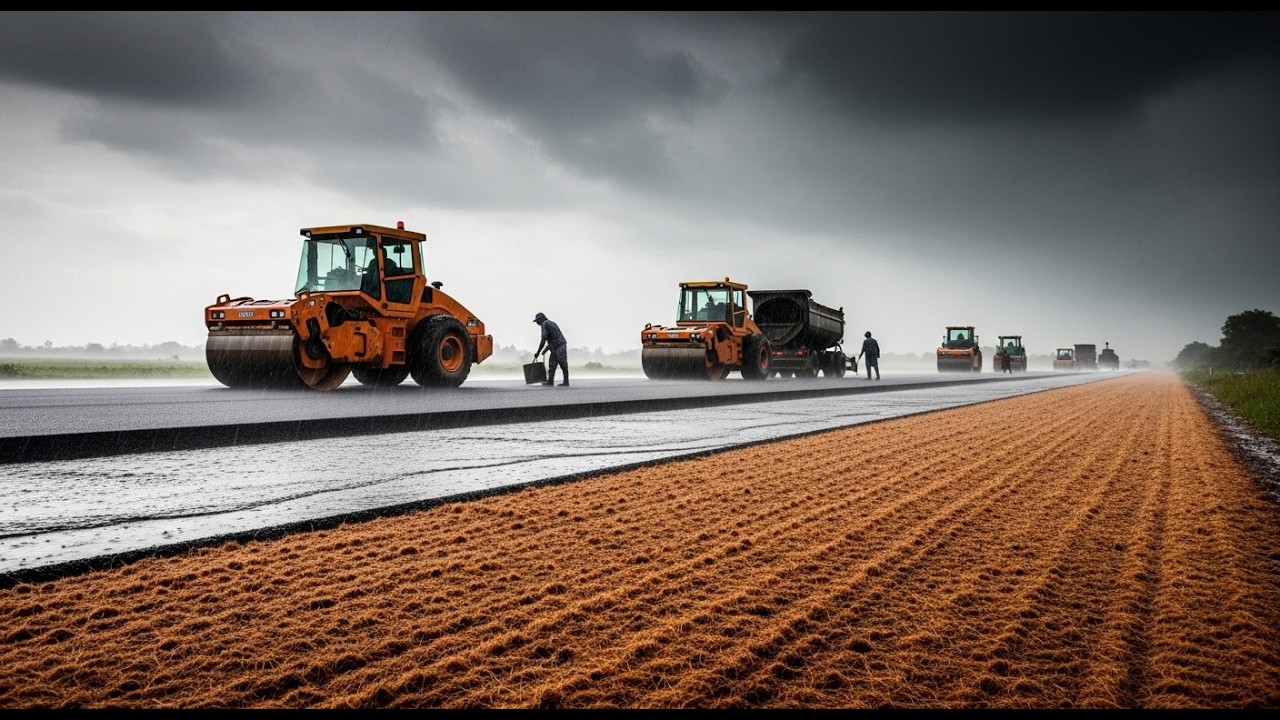 India Built Roads From Coconut Waste — And They're Surviving Every Monsoon