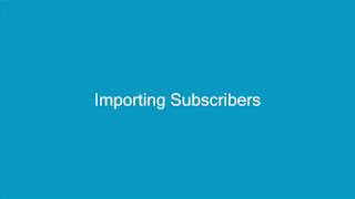 CO-SENDER. Video tutorial. Importing subscribers