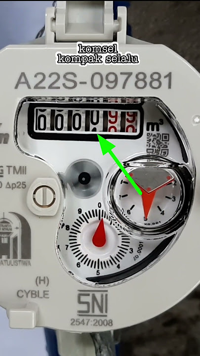 PELANGGAN PAM HARUS TAU!!! CARA MENGHITUNG PEMAKAIAN AIR TIAP BULANNYA #shorts #watermeter #pdam