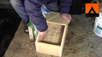 How to prepare a rabbit nest box