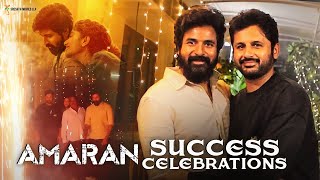 Amaran Success Celebrations with Actor Nithiin | Sivakarthikeyan | Sai Pallavi | Sudhakar Reddy
Amaran Success Celebrations with Actor Nithiin on Sreshth Movies.
#Amaran #AmaranSuccessCelebrations #ActorNithiin #Nithiin #SivaKarthikeyan #KamalHaasan #SaiPallavi #RajkumarPeriasamy #SreshthMovies #SaregamaTelugu #Mahendran #GvPrakash #Anbariv #SonyPictures #2024TeluguMovies
Movie Credits:
Starring: Sivakarthikeyan, Sai Pallavi
Written & Directed by: Rajkumar Periasamy
Banner: Raajkamal Films International & Sony Pictures International Productions
Produced by : Kamal Haasan, Sony Pictures International Productions, R. Mahendran
Co- Produced by: Vakil Khan (God Bless Entertainment)
Music: G V Prakash Kumar
Cinematographer: CH Sai
Action Directors : Anbariv , Stefan Richter
Editor: R. Kalaivannan
Dance Choreography: Sherif
Production Design: Rajeevan
Costume designers: Amritha Ram, Sameera Saneesh, V. Sai
Make Up : Altaf Assu Mammoo, U K Sasikumar
Dialogue Writer: Rajkumar Periasamy
Stills: D.Narendran
Publicity Designer: Gopi Prasannaa
PRO: Diamond Babu & Sathish Kumar, Vamsi Shekar
Subtitles - Rekhs
Sound Designer: Sync Cinema
Sound Mixer : Kannan Ganpat
VFX: Spectre Post
DI: Pixel Light Studio
Production Controller: M. Senthel
Associate Director: Naveen Senthilnathan
Digital Marketing : Magizh Mandram
Executive Producer: S. Disney
Event By: YouWe Media
Watch more:
Director Rajkumar Periasamy Speech - https://youtu.be/29JJmpW9C60
Sai Pallavi Speech at Amaran - Telugu Pre-release Event : https://youtu.be/1dKyG517Iao
Sivakarthikeyan Speech at Amaran - Telugu Pre-release Event : https://youtu.be/bXRWUxrdV-Y
Extra Ordinary Man Funny Interview With Venky Kudumula : https://youtu.be/qXIrXsGnW7U
EXTRADJ - Siddhu Jonnnalagadda & Nithiin Full Funny Interview : https://youtu.be/L1uGqvA5LV0
Stay tuned for all the latest updates on Shresth Movies :
Subscribe: https://bit.ly/3tCY1Xo
Follow : https://twitter.com/SreshthMovies
Like : https://www.facebook.com/SreshthMoviesOfficial
Follow : https://www.instagram.com/sreshthmoviesoffl/ Amaran Success Celebrations with Actor Nithiin | Sivakarthikeyan | Sai Pallavi | Sudhakar Reddy