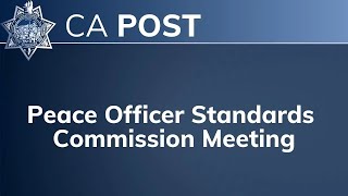 POST Commission Meeting - June 13th 2024