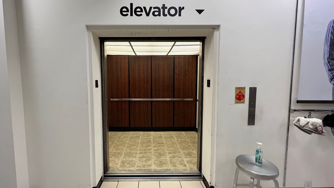 Vintage Dover Hydraulic Elevator at JCPenney at Valley Mall in
