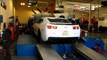Supercharged 1LE Camaro SS on the dyno after install!