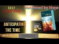 Anticipating the time  daily sabbath school lesson 7  quarter 2 2024