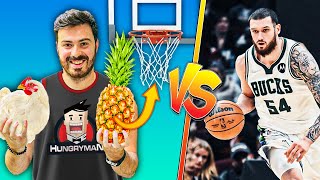 ქათმის სტყორცნის ტურნირი - Hungryman vs NBA ვარსკვლავი