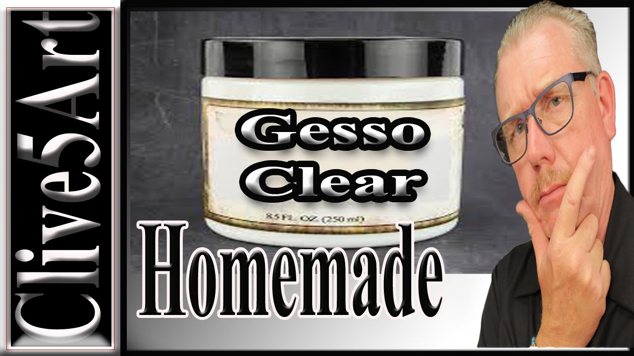 Make your own gesso,clear, Acrylic Painting for beginners 