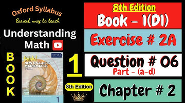 D1 Math Book Chapter 2 Exercise 2A Question # 6 Part (a-d) | Fractions | Think New Syllabus Maths