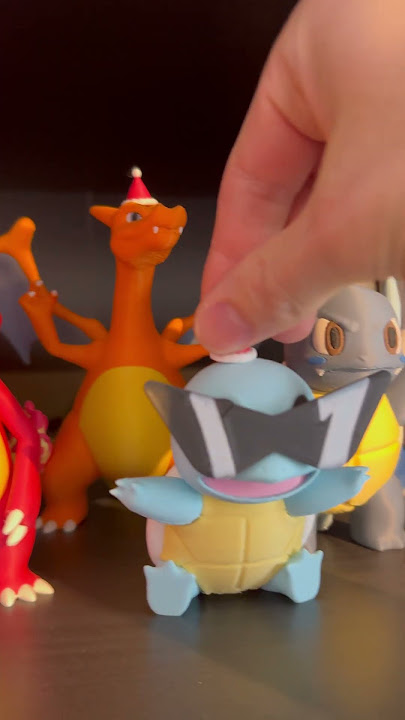 Merry Christmas and Happy Holidays ! #pokemon #plafilament #3dpokemon #anime #3dprinterfilament