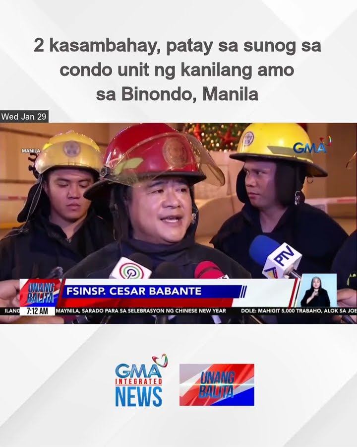 2 kasambahay, patay sa sunog sa condo unit ng kanilang amo sa Binondo, Manila | Unang Balita