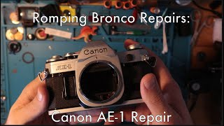 Canon AE-1 Advance Repair