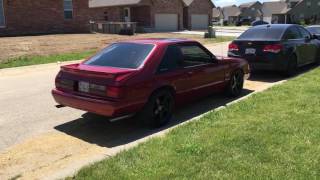 50 Foxbody Mustang With B303 Cam And Open Offroad H-Pipe