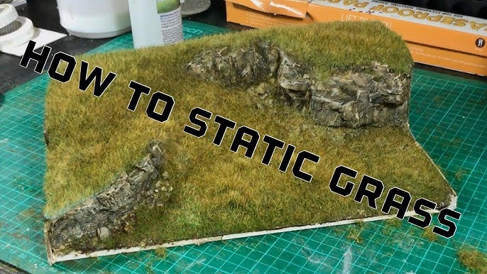 How to make Static Grass look Amazing - Kathy Millatt Modelling