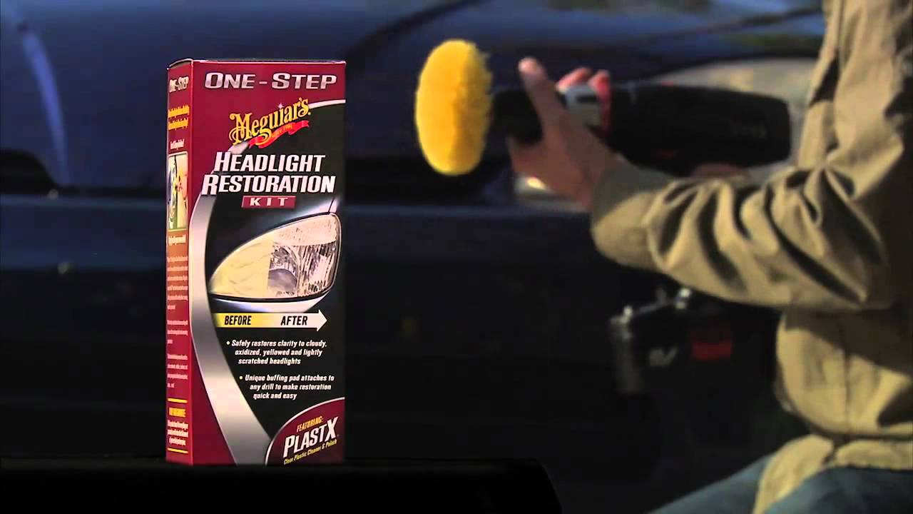 COME LUCIDARE le plastiche dei fari Meguiars Headlight Restoration Kit fanali YouTube