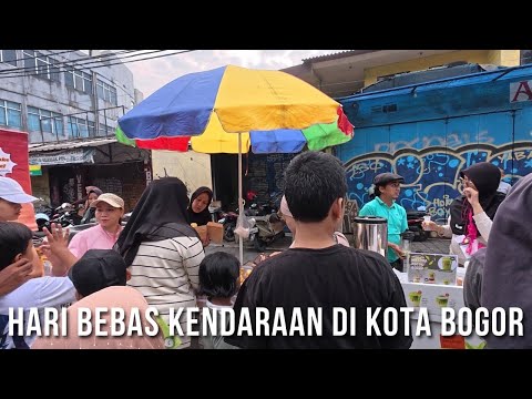 Suasana Hari Bebas Kendaraan di Kota Bogor | Car Free Day in Bogor Indonesia