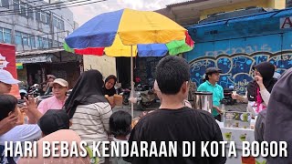 Atmosphere of Car Free Day in Bogor City | Car Free Day in Bogor Indonesia
