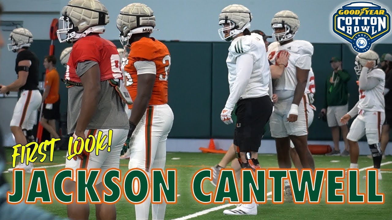First Look at Early Enrollee Jackson Cantwell at Cotton Bowl Practice